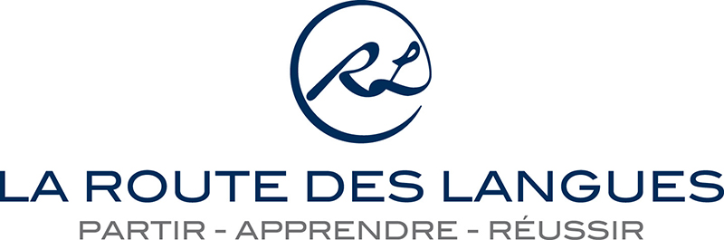 La Route des Langues, organisme de séjours linguistiques d'excellence Logo de La Route des Langues, client d'Optim Office pour le secrétariat de direction externalisé