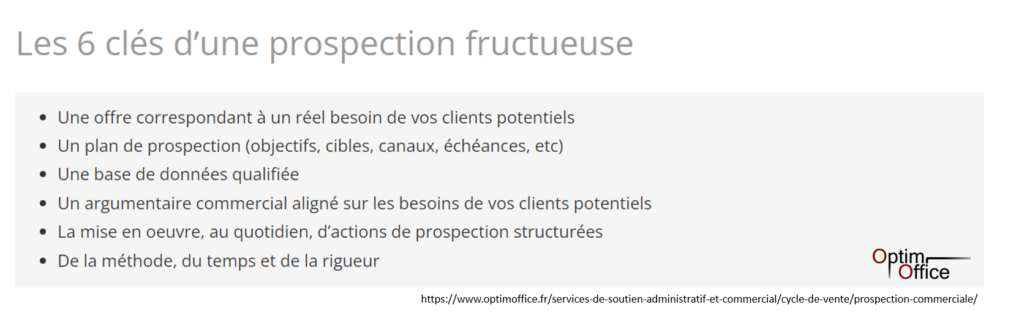 facteurs clés d'une campagne de prospection commerciale btob réussie